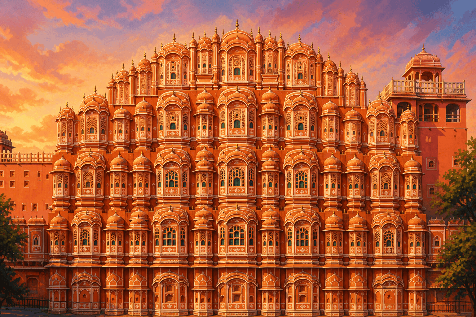Jaipur — Hawa Mahal