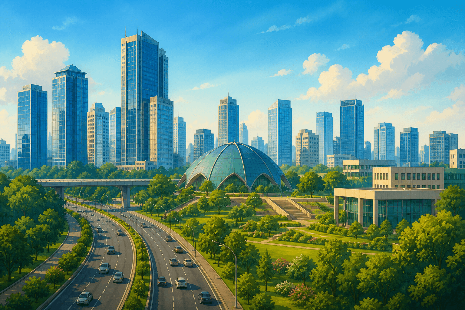 Noida — Noida skyline